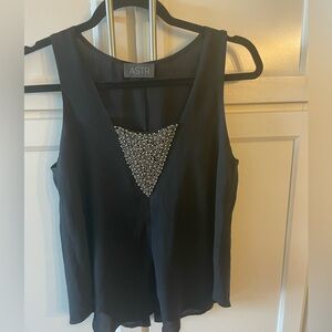 ASTR black top with beading